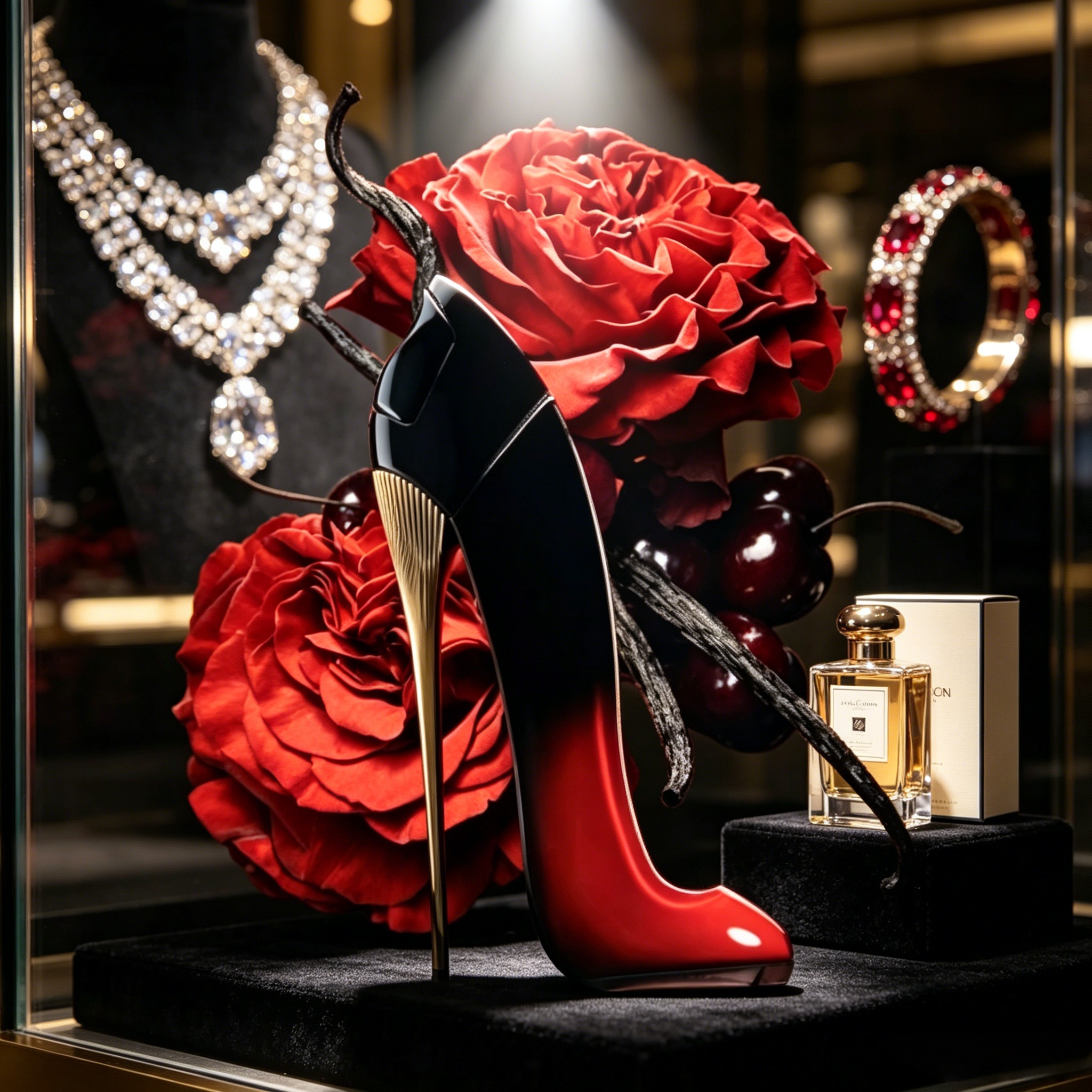 Gradient Red Black High Heel W - Women'S Shoes ulasan dan harga