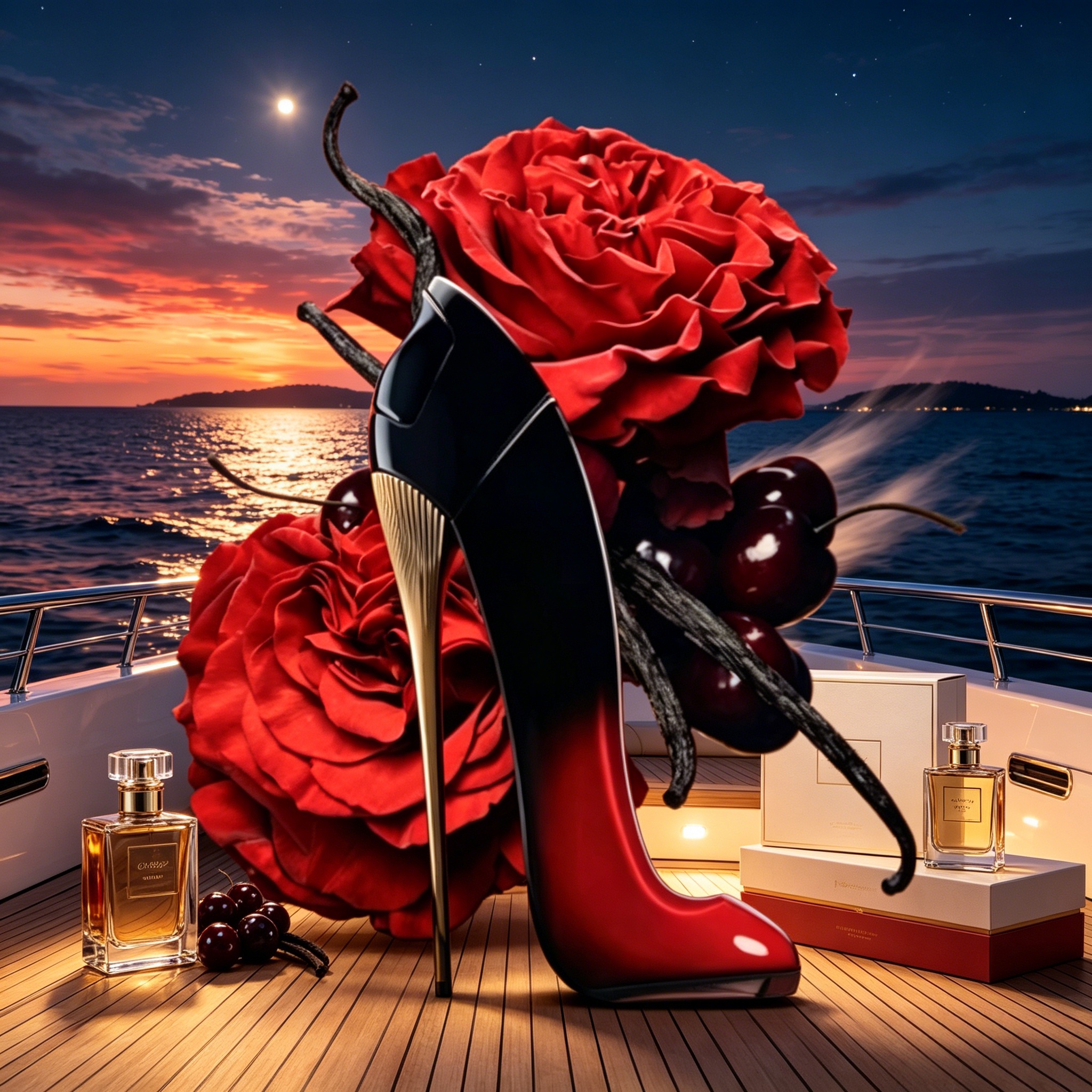 Gradient Red Black High Heel W - Women'S Shoes ulasan dan harga