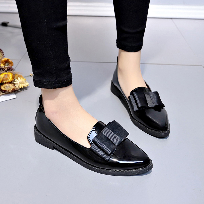 Black/ Wine Red Patent Leather - Women'S Shoes ulasan dan harga
