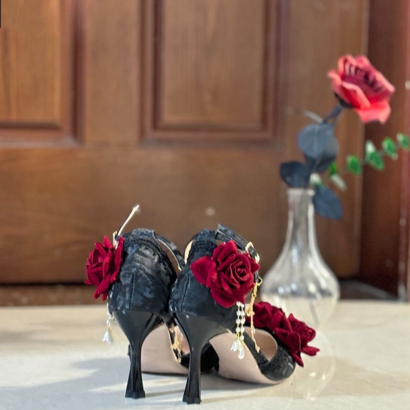 Japan Dark Gothic Lolita Stile - Women Shoes Japan ulasan dan harga