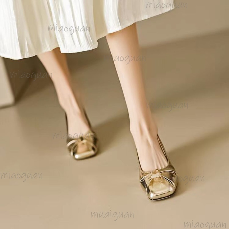 Cover Toe Low Heel Pumps Women - Women'S Shoes ulasan dan harga