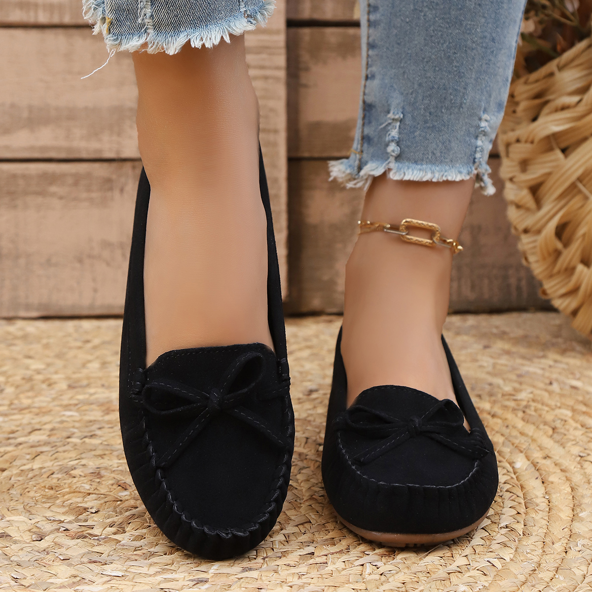 Spring and Autumn Elegant Roun - Women'S Shoes Plus Size ulasan dan harga