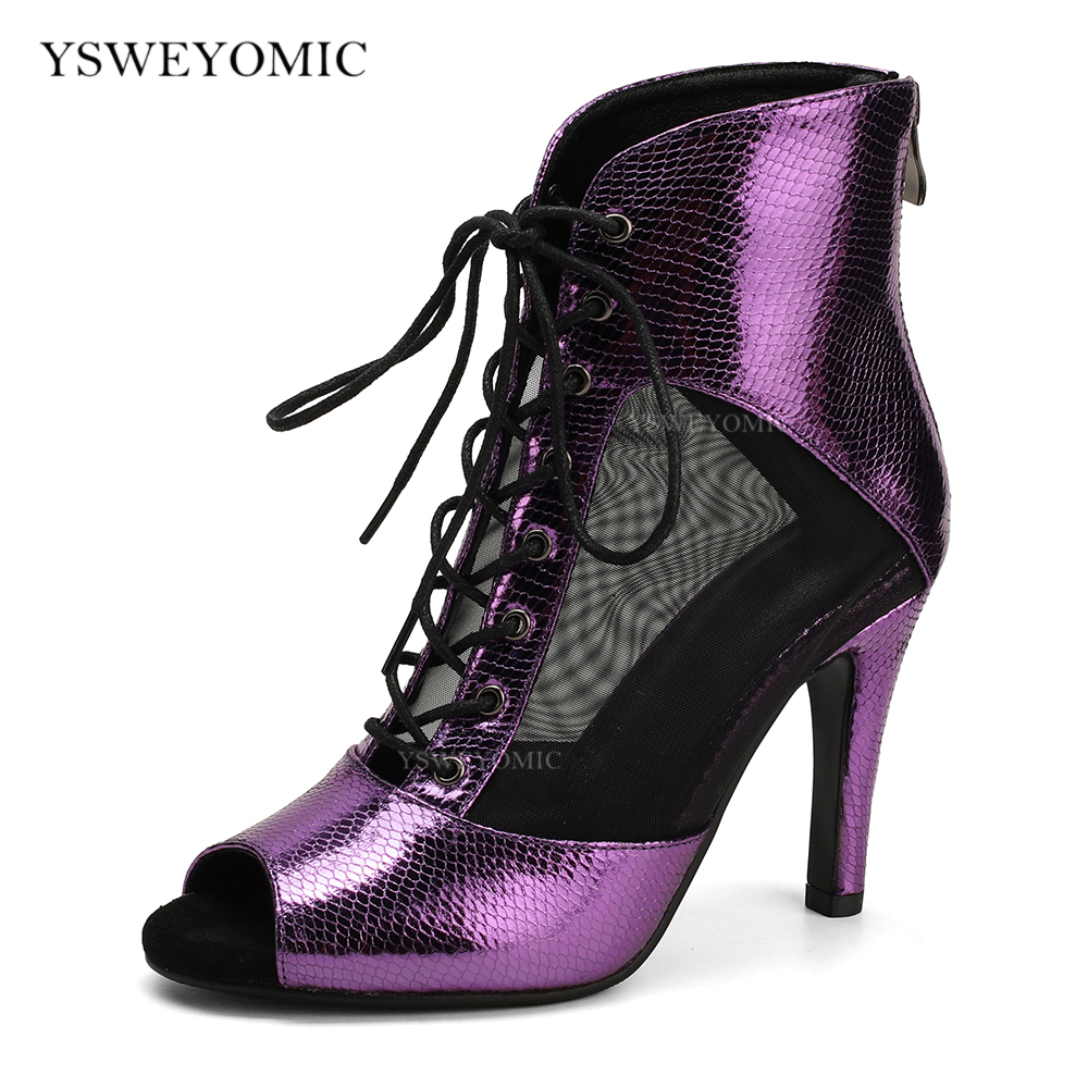 4 Colors Dance Booties Latin S - Women Shoes Logo ulasan dan harga