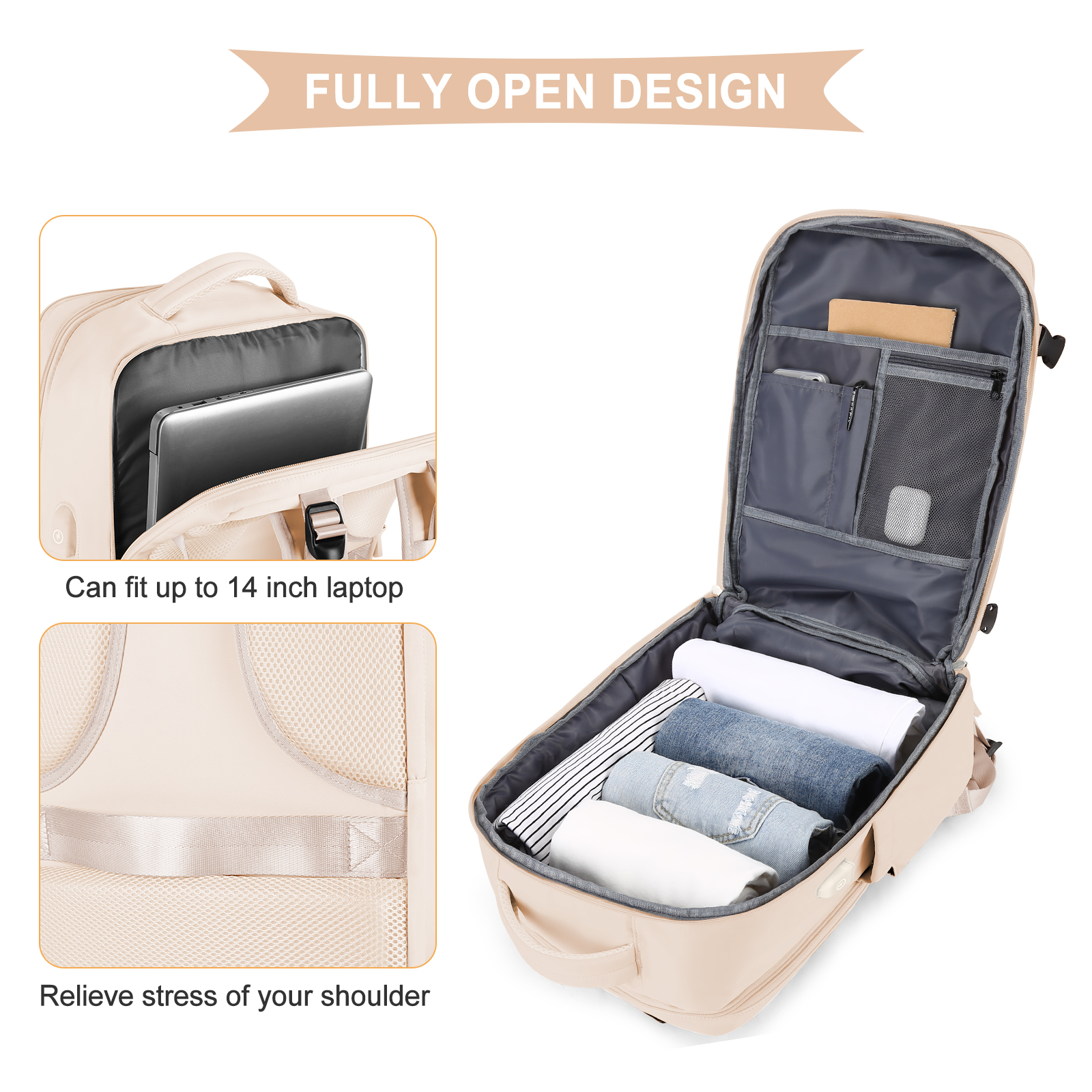 Large Travel Backpack for Men  - Women'S Shoes ulasan dan harga