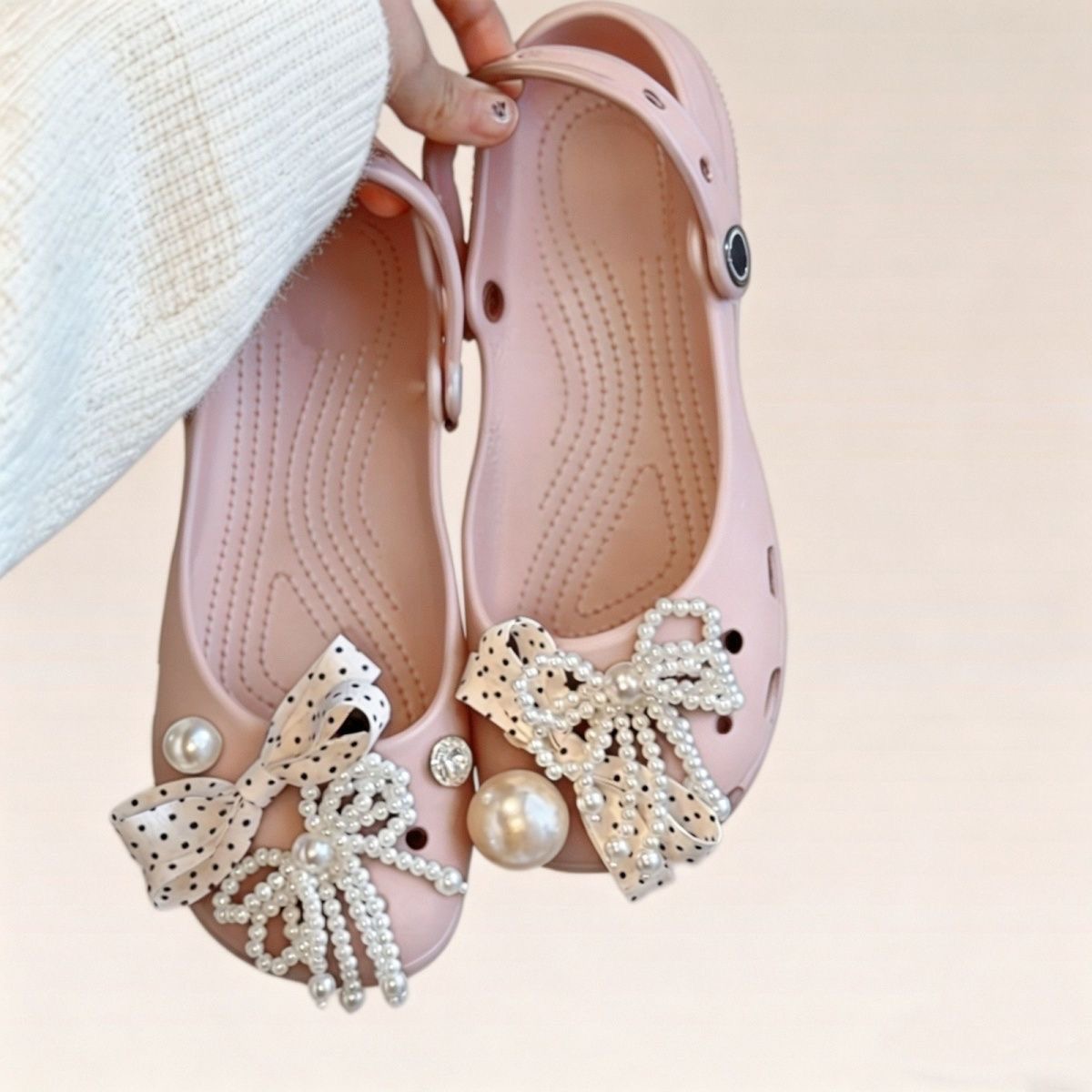 Korean Polka Dot Bowkot Ballet - Women Shoes Japan ulasan dan harga