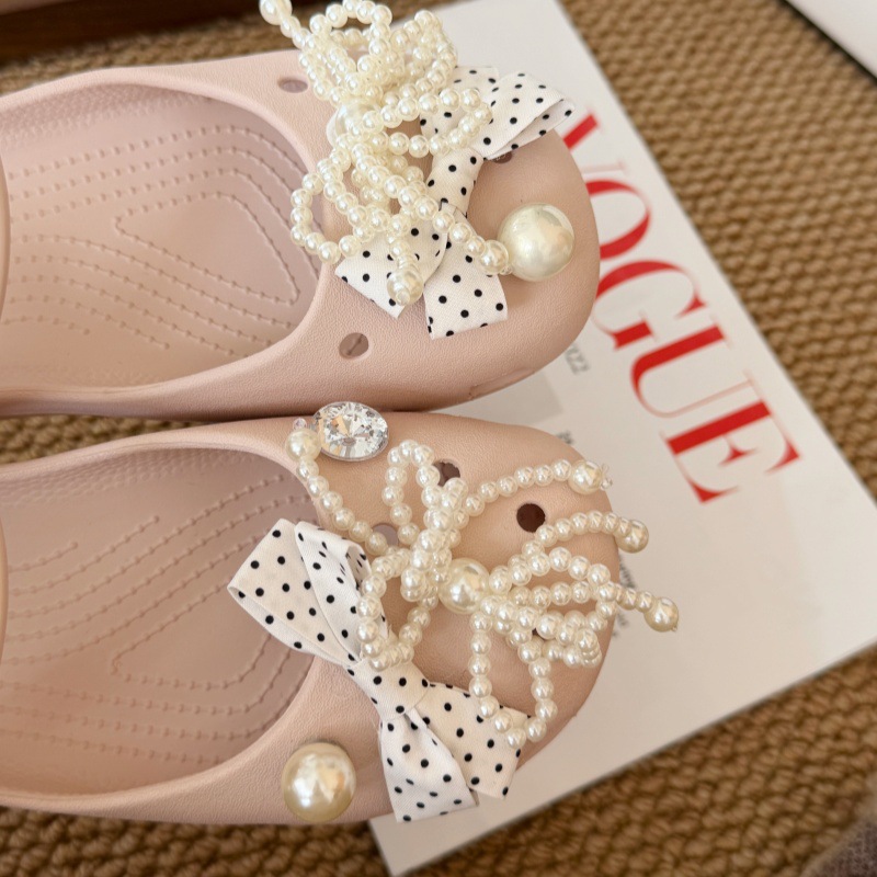 Korean Polka Dot Bowkot Ballet - Women Shoes Japan ulasan dan harga