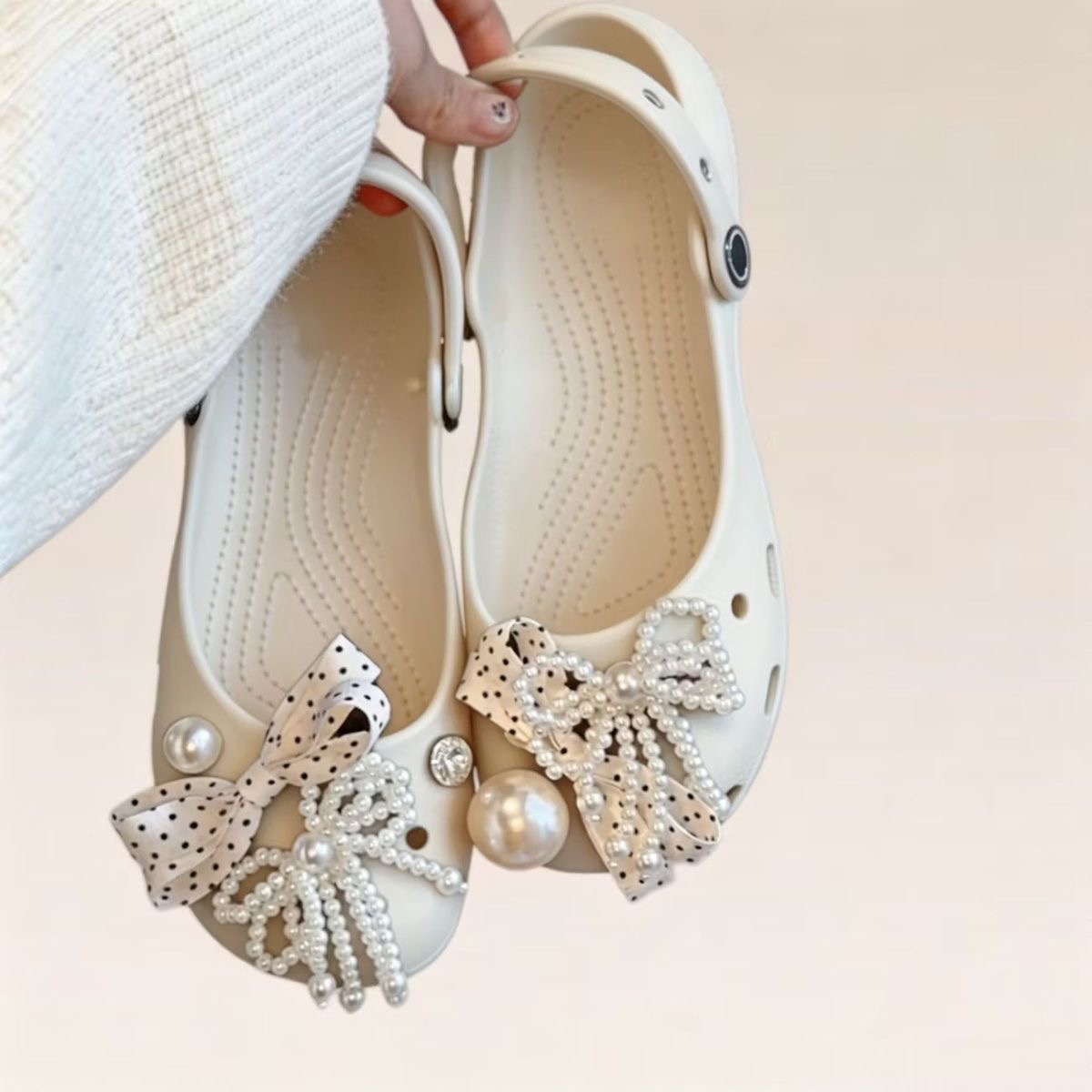 Korean Polka Dot Bowkot Ballet - Women Shoes Japan ulasan dan harga