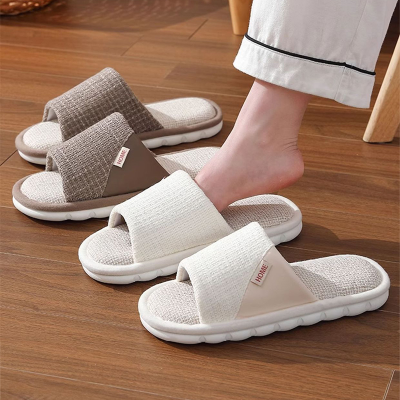 Linen Slippers Women And Men H - Women'S Shoes To Men'S Size ulasan dan harga