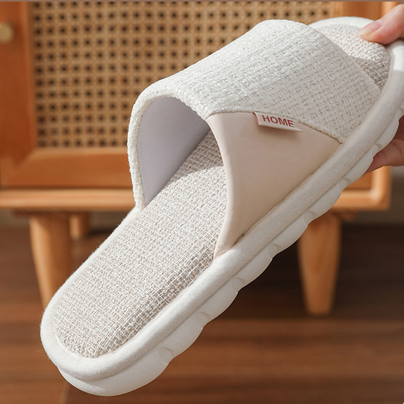Linen Slippers Women And Men H - Women'S Shoes To Men'S Size ulasan dan harga