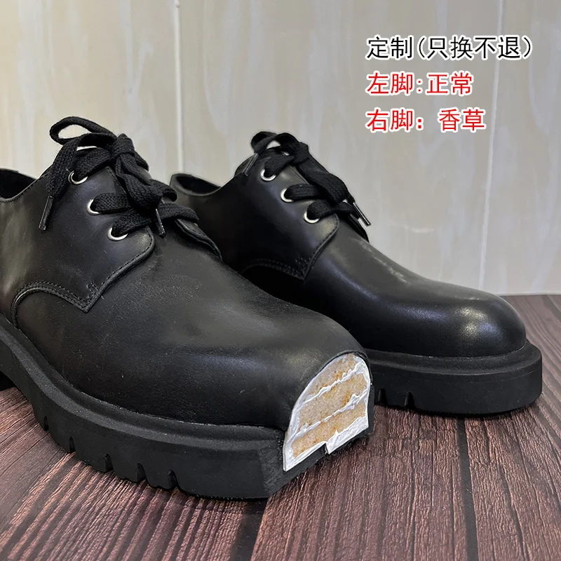 Cake Thick Bottom Derby Shoes  - Women'S Shoes Loafers Black ulasan dan harga